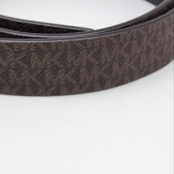 Michael Kors MK Brown and Gold MK Log Size M Betl - Picture 5 of 8